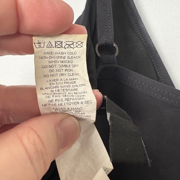 KENNETH COLE NY | Sexy Black Caged V-Neck Cut-Out One-Piece Swimsuit Size XL - Picture 5 of 9